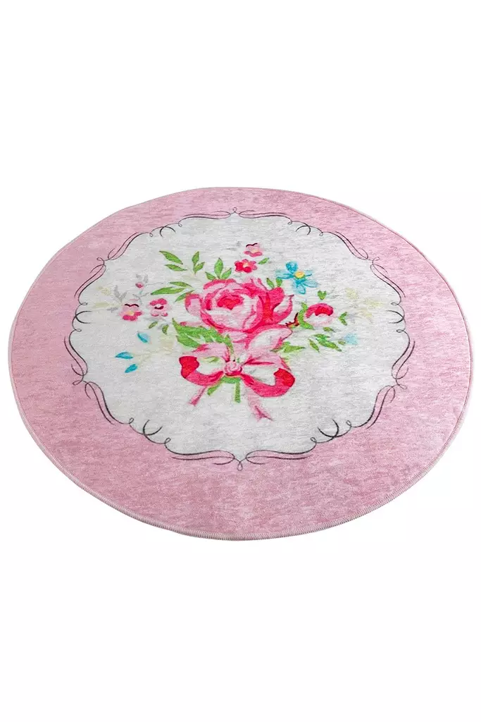 Badrumsmatta Mijölnir Flerfärgad 100% Polyester Antiallergisk Halkfri 100 cm - Badrumsmattor och våtrumsmattor - 8681875271379 - 1