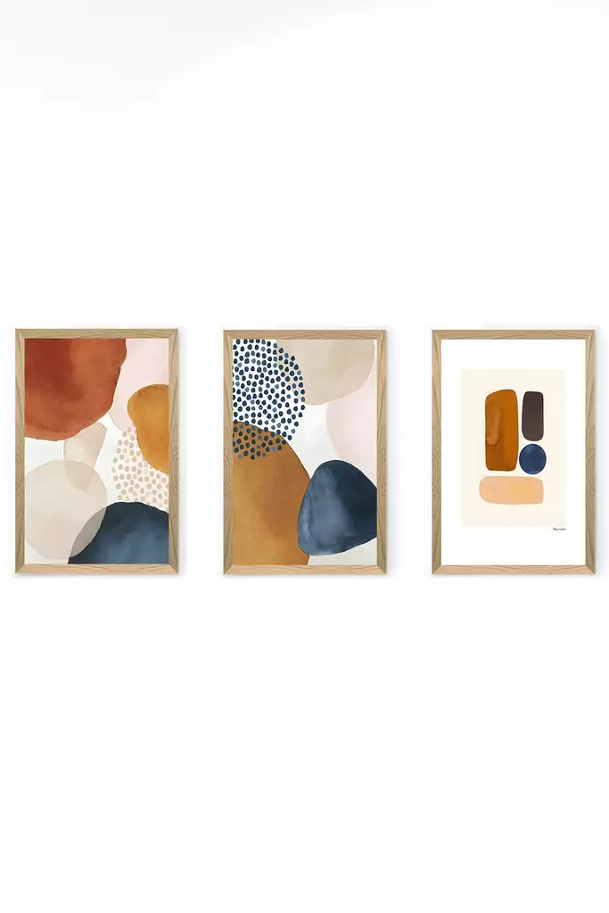 MDF-tavla Wallity Flerfärgad MDF 33x48 cm 3 Delar - Tavlor och ramar - 8684283200849 - 1