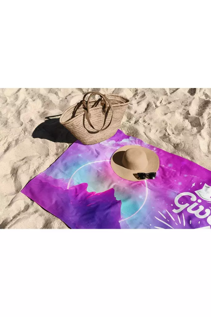 Strandhandduk Mijölnir Flerfärgad Mikrofilament 70x130 cm - Handdukar - 8684282665779 - 1