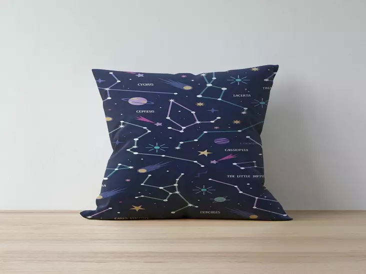 Kuddfodral Aberto Design A1126 Flerfärgad Polybomull 43x43 cm - Prydnadskuddar - 8682870195059 - 1