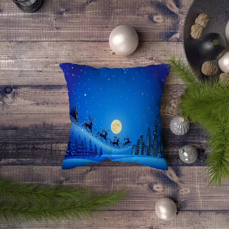 Kuddfodral Aberto Design NYXMAS071 Flerfärgad Polybomull 43x43 cm - Prydnadskuddar - 8683743249459 - 1