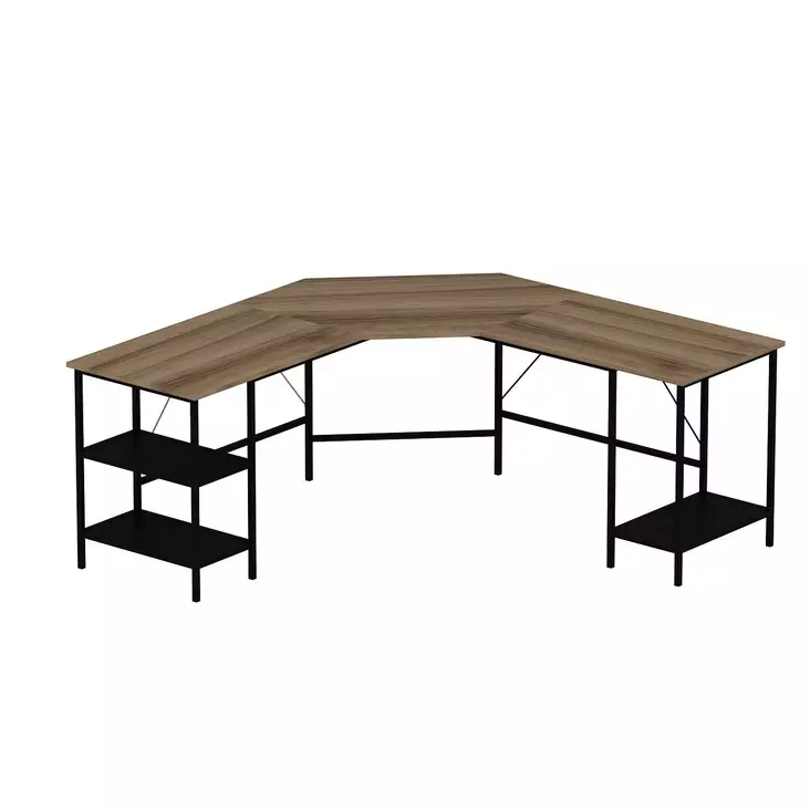 Skrivbord Hanah Home Power L Dore Spånskiva 180x76x60 cm - Skrivbord - 8684282258599 - 1