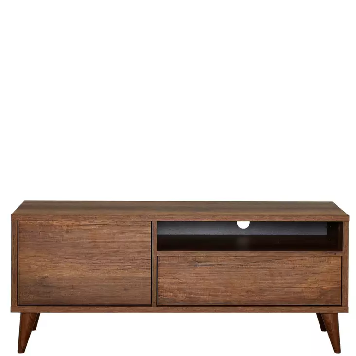 TV-bänk Hanah Home Tvr311Oo Oslo Valnöt Spånskiva 120x50x40 cm - TV-bänkar - 8684283450879 - 1