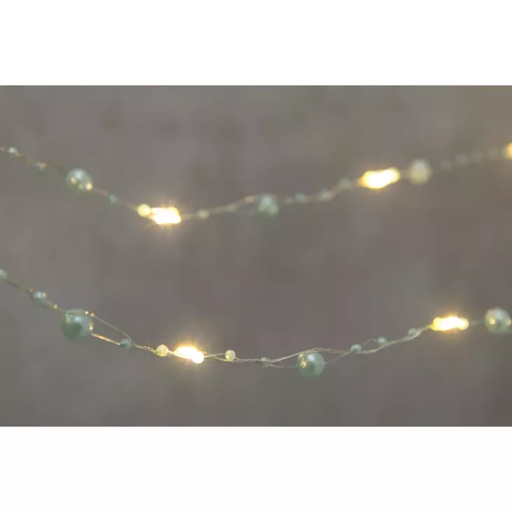 Paristovalosaraja Helmi vaaleansininen - Dekorationsljus - 6410413306219 - 1