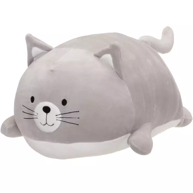 Pehmolelu Harmaa Kissa 38 cm - Gosedjur - 6410416291819 - 1