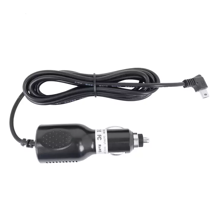 PNI billaddare med mini USB-kontakt 12V/24V - 5V 2A, för GPS, kabellängd 190 cm - PNI produkter - 5949066502699 - 1