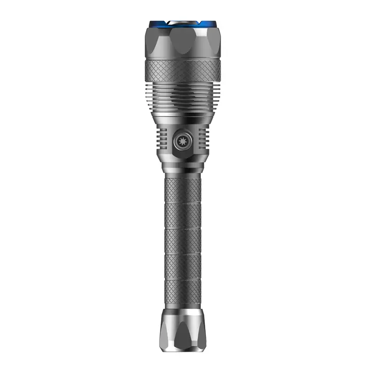 PNI Adventure F20000 ficklampa med LED 138 W, 3 ljusnivåer plus Turbo, 12000 lumen, zoom, upp till 250 m, 5000 mAh batteri, IPX7, Power Bank-funktion - Ficklampor - 5949066536939 - 1