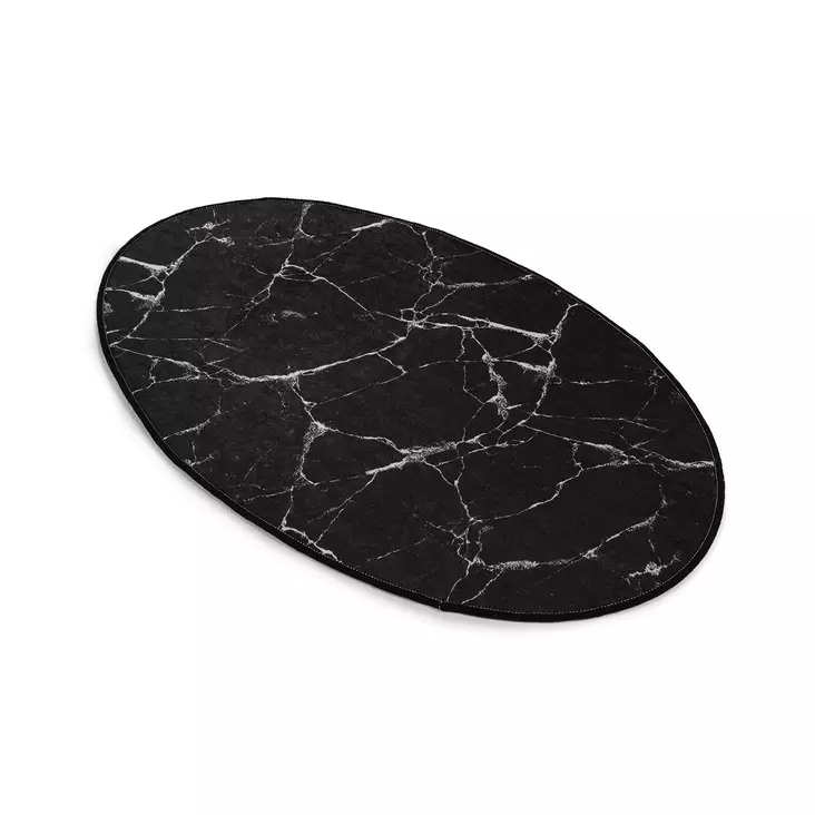 Matta Conceptum Marble Oval DJT Flerfärgad Polyester 60x90 cm - Små mattor och gångmattor - 8681875899009 - 1