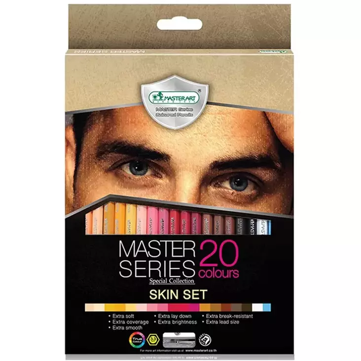 PuuvÃ¤rikynÃ¤t 20 kpl Skin Set - Färgpennor - 8851907268459 - 1