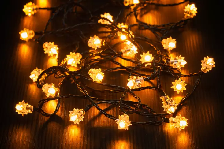 Retro LED-valosarja 40 LED meripihka - Ljusslingor - 6410416419329 - 1