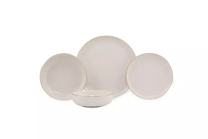 Matsservis Hermia Flerfärgad Porslin 16 Delar - Tallrikar - 8683742451839 - 1