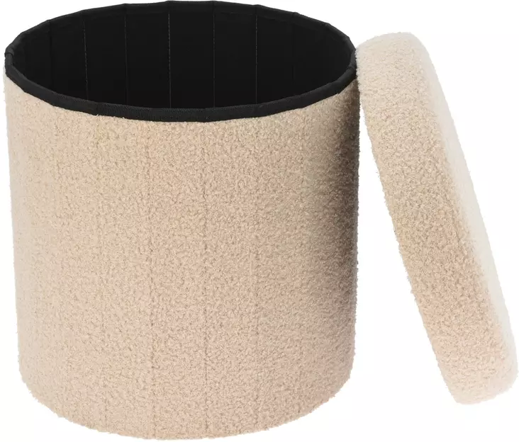 Säilytysjakkara Ecru 38 cm - Stolar och pallar - 8721037138659 - 1