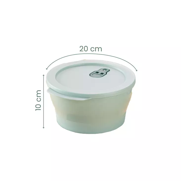 Förvaringslådeset (3 delar), flerfärgat, 18,5 x 20 x 10 cm, tåligt, BPA-fritt - Plastlådor och förvaringslådor - 8684282978169 - 1