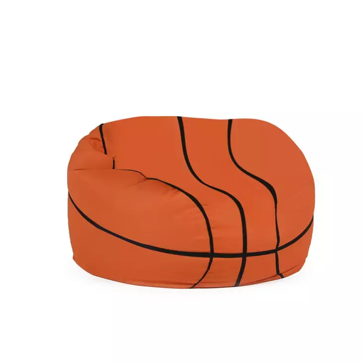 Sittsäck Atelier del Sofa Basketball Kids Tile Red Polyester 70x70 cm - Saccosäckar - 8683743039029 - 1