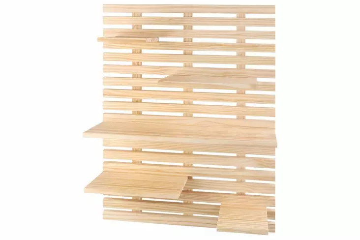 Vägghylla Tim 5 hyllplan 60x80 cm - Vägghyllor - 6410416369969 - 1