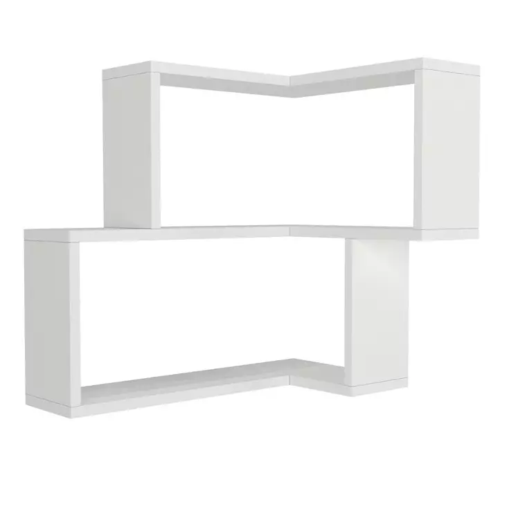 Vägghylla Hanah Home Bulut Vit Spånskiva 45x55,4x14,5 cm - Vägghyllor - 8681181790779 - 1