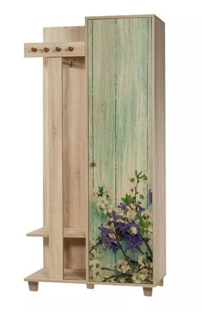 Hallmöbel Hanah Home Garmanto 90 Sonoma Ek Spånskiva 90x192x36 cm - Hallskåp - 8681875404869 - 1