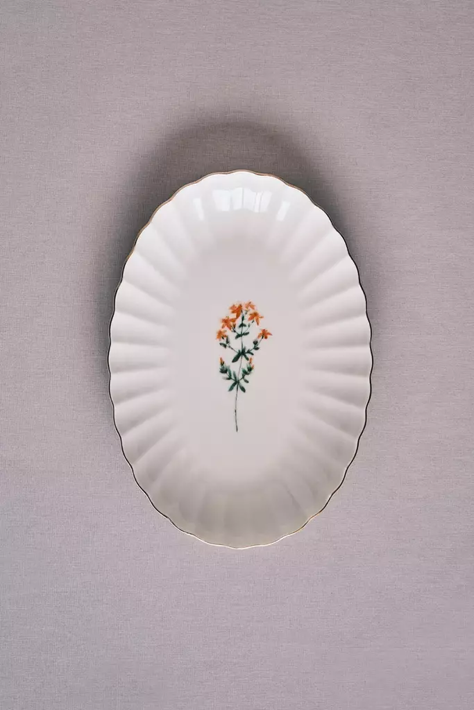 Set med brickor (2 delar), flerfärgad, 24 x 19 cm, stilren, högkvalitativ - Serveringsfat - 8684282827139 - 1