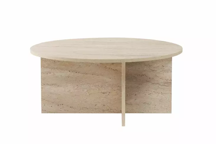 Soffbord Hanah Home Soleil Travertin Spånskiva 90x40x90 cm - Soffbord - 8684283850389 - 1