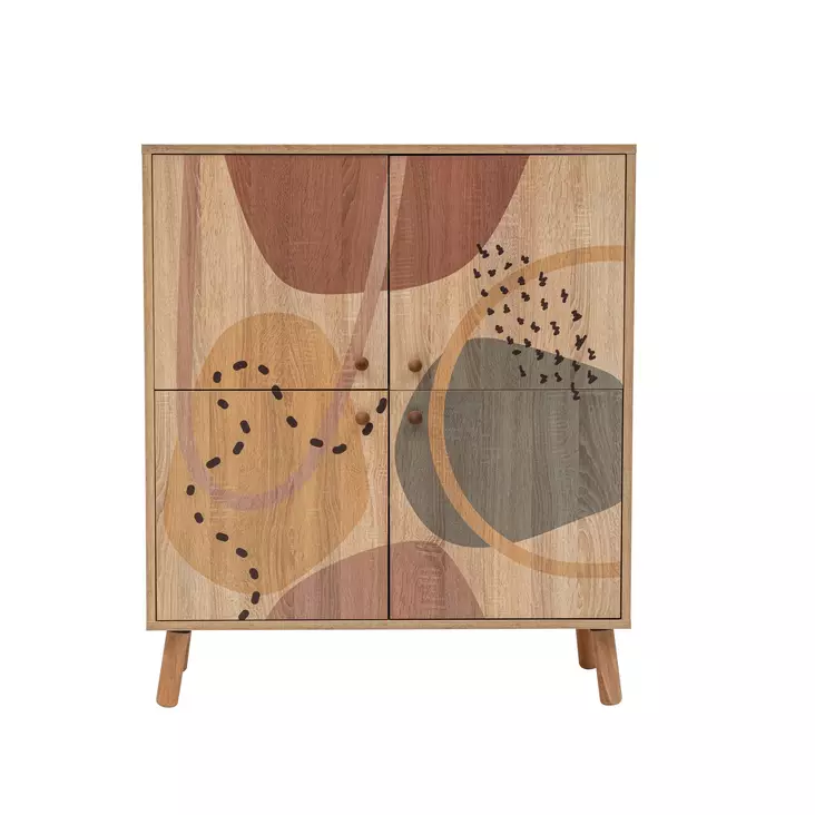Hallmöbel Hanah Home Multilux Form 1048 Sonomo Mörkblå Spånskiva 95x111x36 cm - Möbler - 8683742502319 - 1