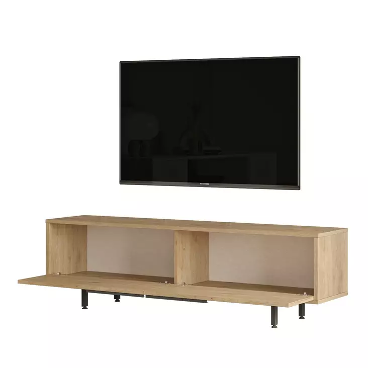 Vardagsrumsmöbelset Hanah Home ON20SU Ek Spånskiva 160x45x35,5 90x37,6x60 160x74,3x44,5 cm - Möbler - 8684283262939 - 1