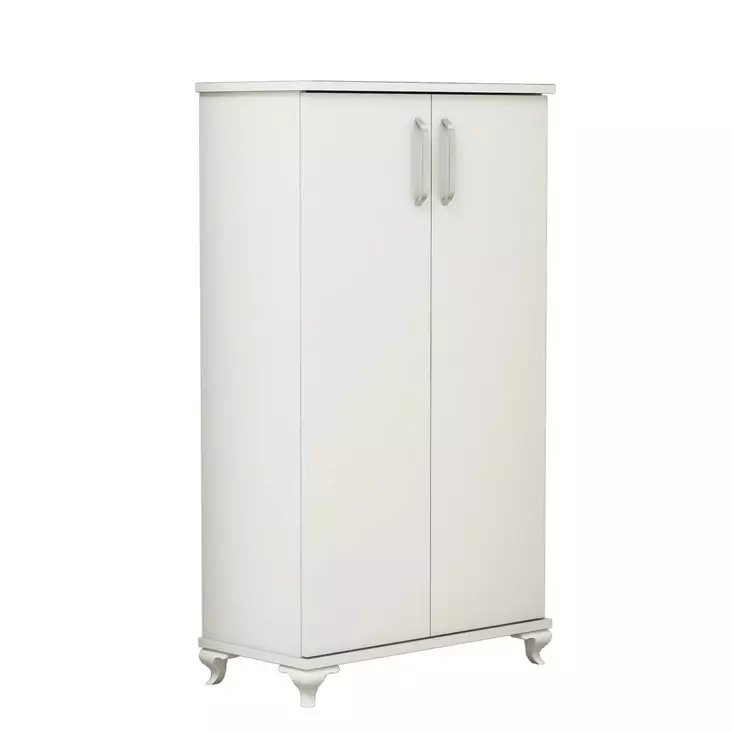 Skoskåp Hanah Home Ari Vit Spånskiva 72x120x32,5 cm - Skoskåp - 8681875808179 - 1