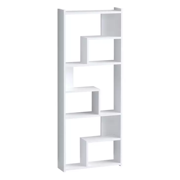 Bokhylla Hanah Home Prins Vit Spånskiva 60x150x15 cm - Bokhyllor - 8683743537129 - 1