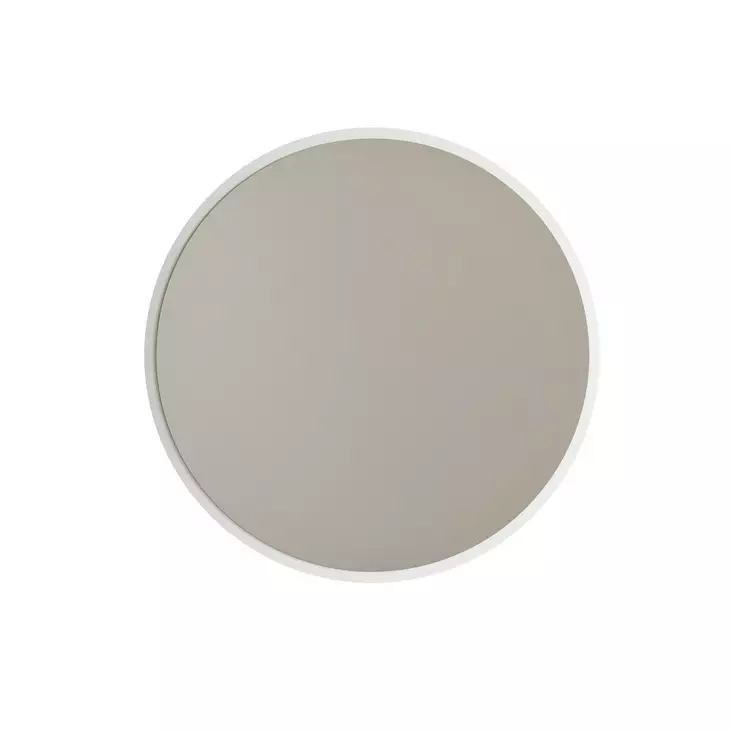 Spegel Hanah Home Yuvarlak Ayna Vit MDF 60x60x2,2 cm - Speglar - 8682870558489 - 1