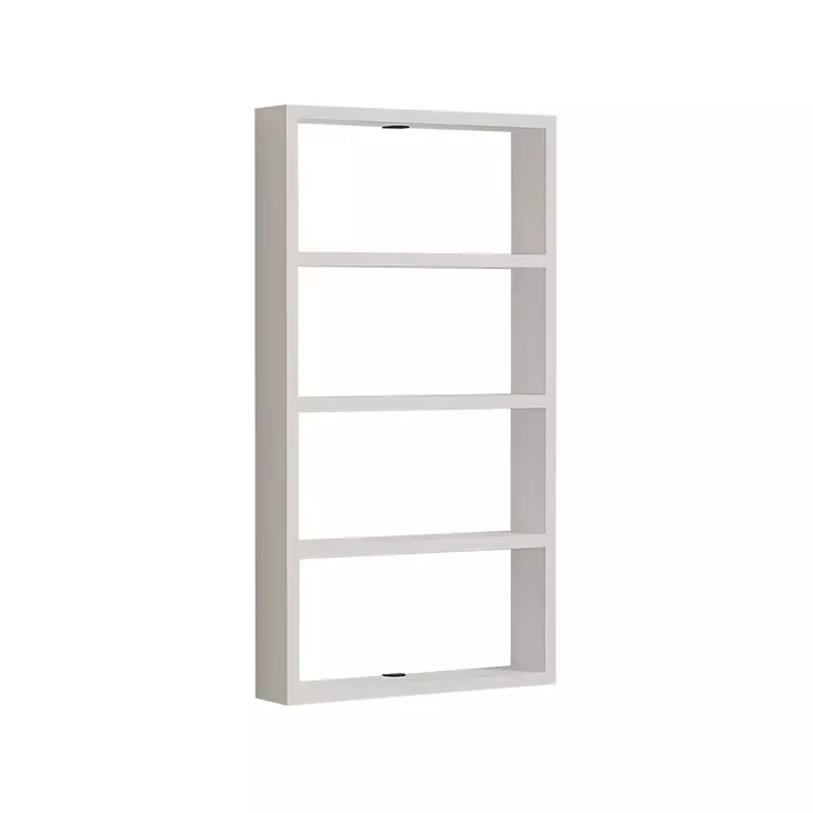 Vägghylla Hanah Home Quatro Vit Spånskiva 43,2x80x9 cm - Vägghyllor - 8684283517909 - 1