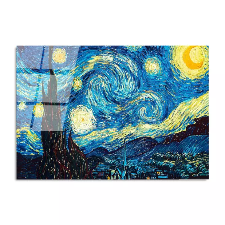 Glastavla Wallity Flerfärgad Glas 70x100 cm - Tavlor och ramar - 8683742114369 - 1