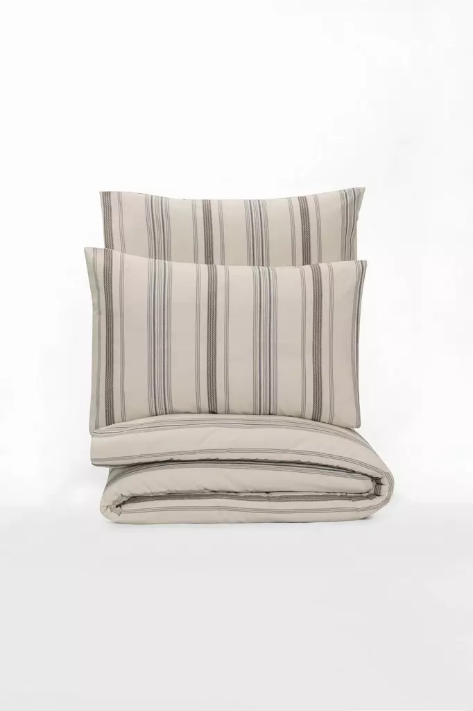 Påslakanset Enkel L'essentiel Neoma Mink Bomull/Polyester 160x220 cm - Lakan och örngott - 8683742574569 - 1