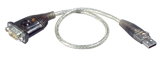 USB 2.0-kabel USB A hane - DB9 hane 0.35 m Grå - Dator och nätverk - AT-UC232A - 2