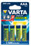 Laddningsbara NiMH-batteri AAA 1.2 V 800 mAh 4-Blister - Batterier för uppladdning - VARTA-56703B - 3