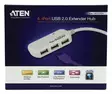 Aktiv USB 2.0 förlängningskabel USB A hane - 4x USB Hub 12 m Elfenben - Dator och nätverk - AT-UE2120H - 80
