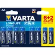 Alkaliska Batterier AA 1.5 V High Energy 8-PR Blister - Alkaliska batterier - VARTA-4906SO - 1