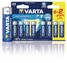 Alkaliska Batterier AA 1.5 V High Energy 8-PR Blister - Alkaliska batterier - VARTA-4906SO - 3