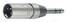 XLR Adapter XLR 3p hane - 6,35 mm, hane Silver - Ljudadaptrar - NTR-NA3MP - 2